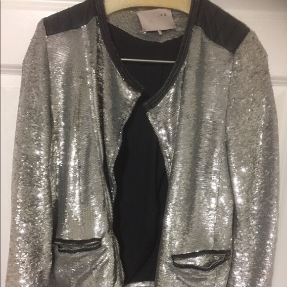 IRO Sequin Moto Jacket - Picture 2 of 7